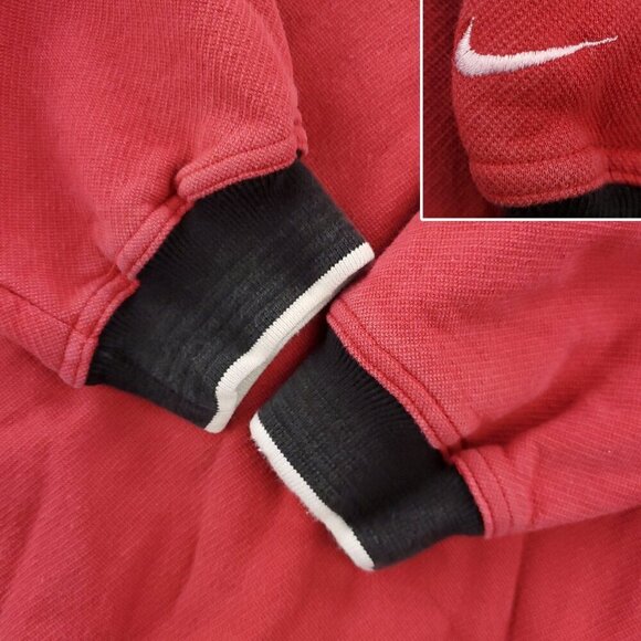 Nike Vintage Sweatshirt Silver Tag 90s Spell Out Block Letter Swoosh Men's Large - Picture 6 of 14